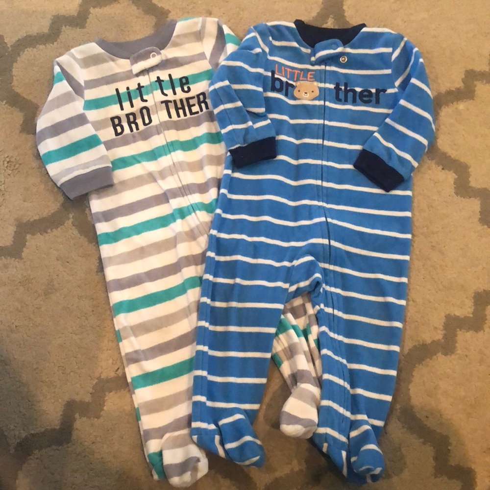 Two Fleece Zipper Sleepers